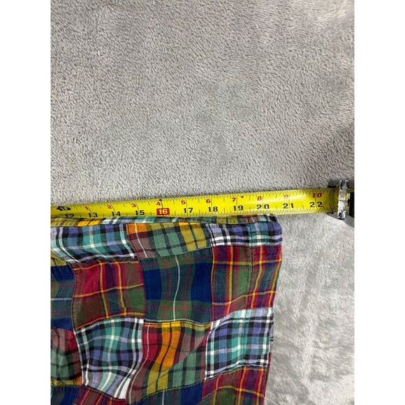 Smith-Forester Patchwork Plaid Shorts Mens 40 Prepster Preppy Golf - Picture 6 of 8